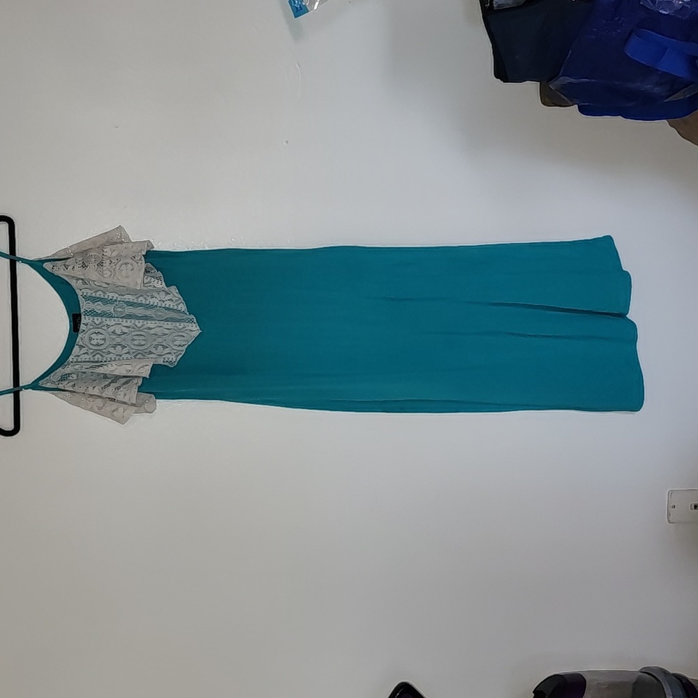 Teal Maxi dress